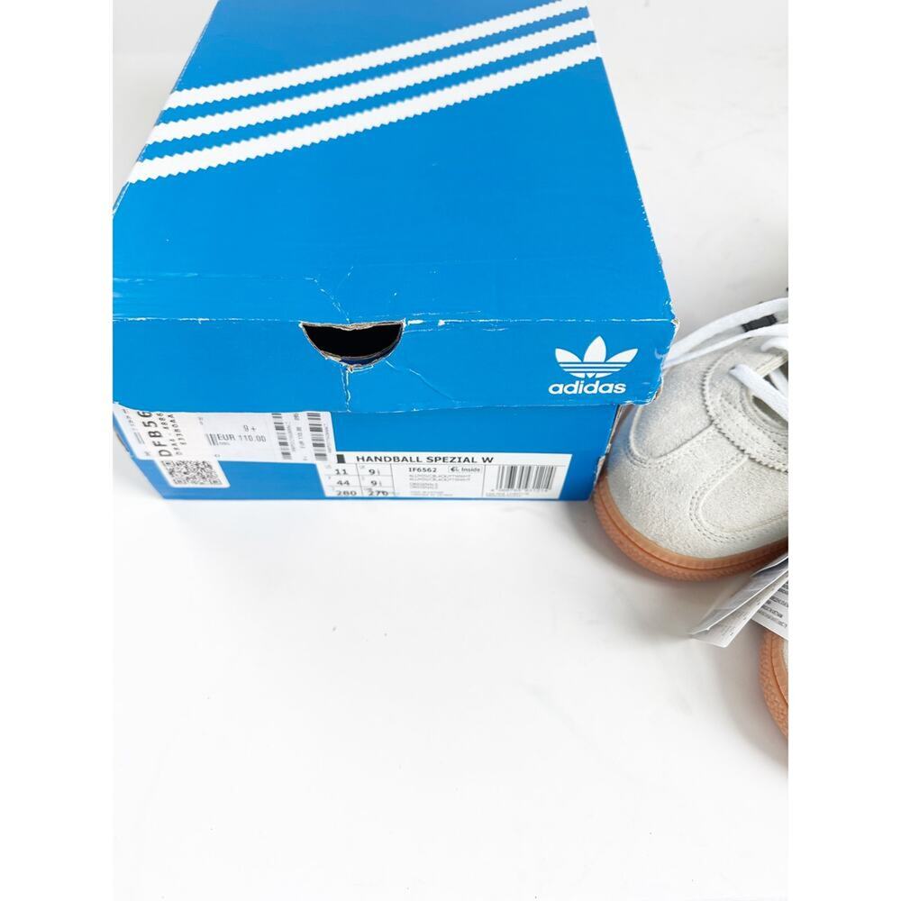 Adidas NWB Handball Spezial Sneaker Alumina Black White Women's 11 - Picture 3 of 7